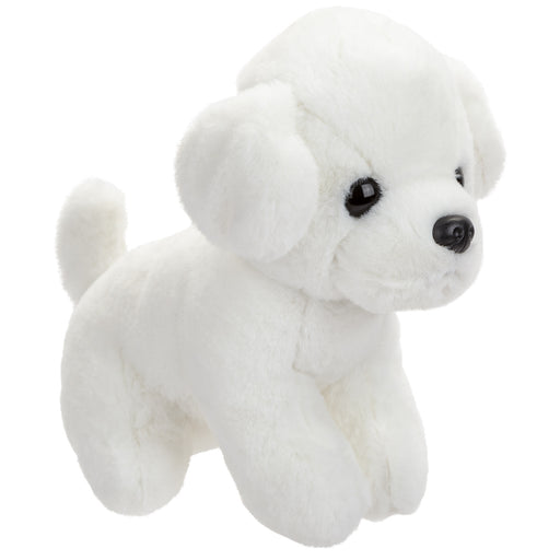Puppy Soft Toy Cream Plush Pet - Luxury Pale Sitting Dog Teddy