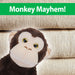 Monkey Hand Puppet Plush 65cm Soft Toy With Hook and Loop Hands & Feet