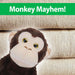 Monkey Hand Puppet Plush 65cm Soft Toy With Hook and Loop Hands & Feet