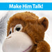 Orangutan Hand Puppet Plush 65cm Soft Toy With Hook and Loop Hands & Feet