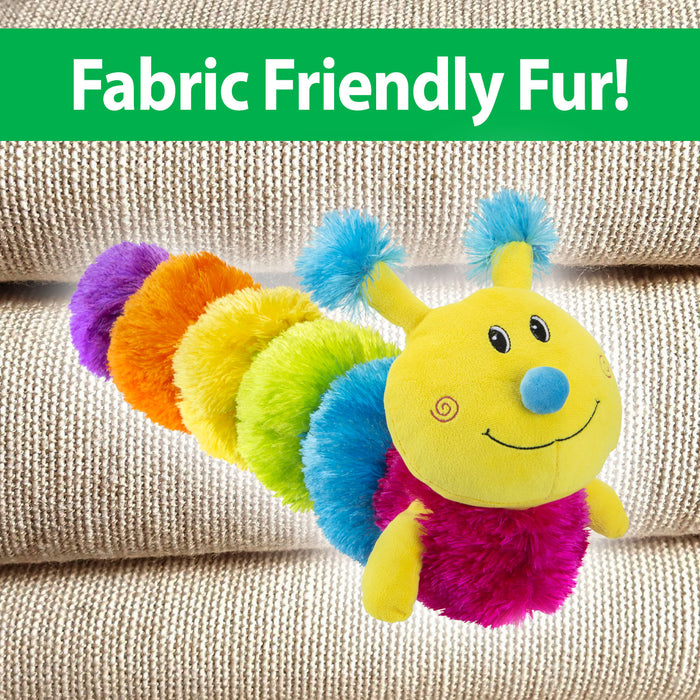 Rainbow 60cm Caterpillar Plush Multi Coloured Fluffy Toy - Cuddle Crew