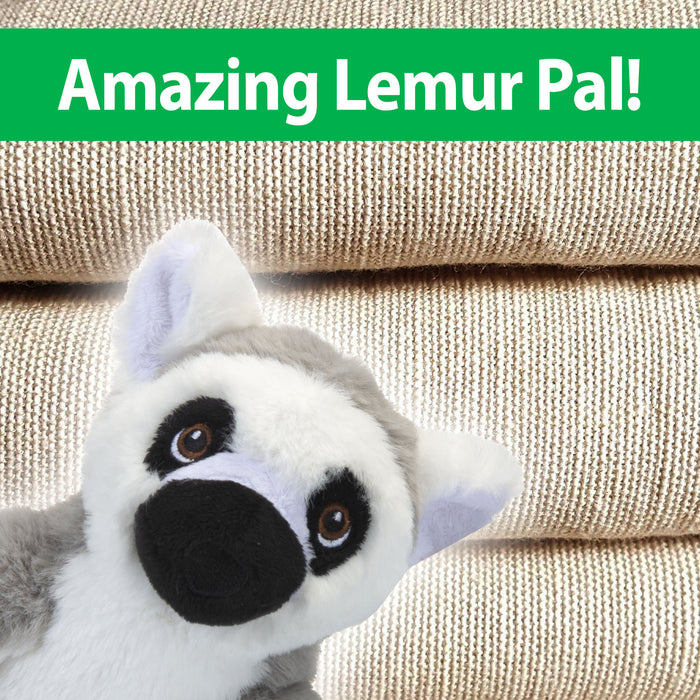 Lemur Soft Toy Eco Friendly Plush 100% Recycled Cuddly Environmental 22cm