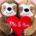 Sloth Valentines Soft Toy You And Me Couple Plush Toy