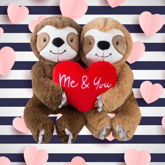 Sloth Valentines Soft Toy You And Me Couple Plush Toy