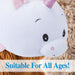 Oh So Soft - White Roly Poly Unicorn 22cm Cute Plushie Soft Toys Gift