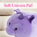 Lilac Roly Poly Unicorn 40cm Large Cute Plush Toy - Oh So Soft