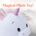 White Roly Poly Unicorn 40cm Large Cute Plush Toy - Oh So Soft