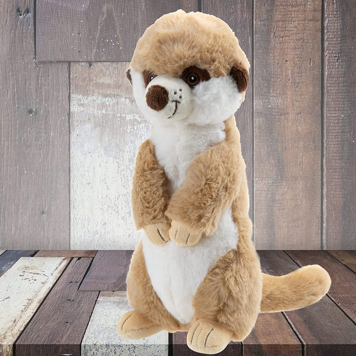 Meerkat Soft Toy Eco Friendly Plush 100% Recycled Cuddly Environmental 23cm