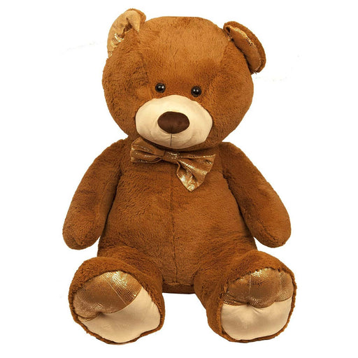 XL Brown Teddy Bear Golden Paws Cute Plush Soft Toy - Cuddle Crew