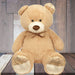 107cm XL Cream Teddy Bear Golden Paws Cute Plush Soft Toy - Cuddle Crew