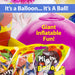 Inflatable Mighty Balloon Balls Assorted Colours (12 Pack) - Wizz Toys