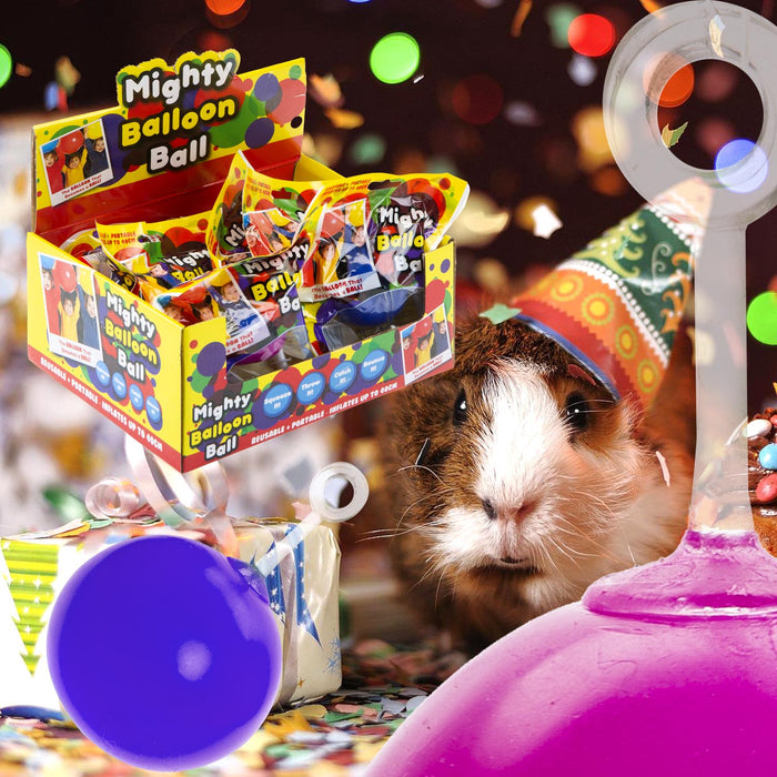 Inflatable Mighty Balloon Balls Assorted Colours (12 Pack) - Wizz Toys