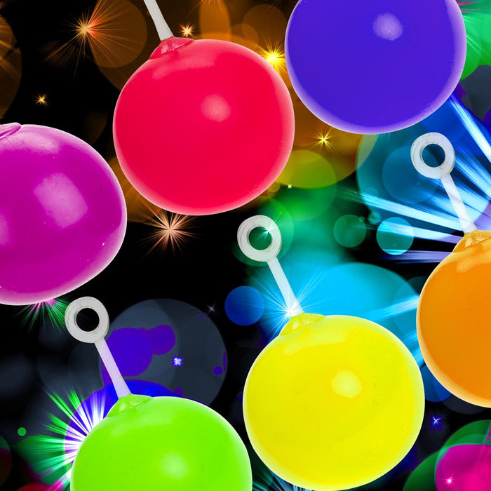 Inflatable Mighty Balloon Balls Assorted Colours (12 Pack) - Wizz Toys
