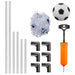 Junior Football Mini Goal Set Ball & Pump, Premier Sports Kids Game