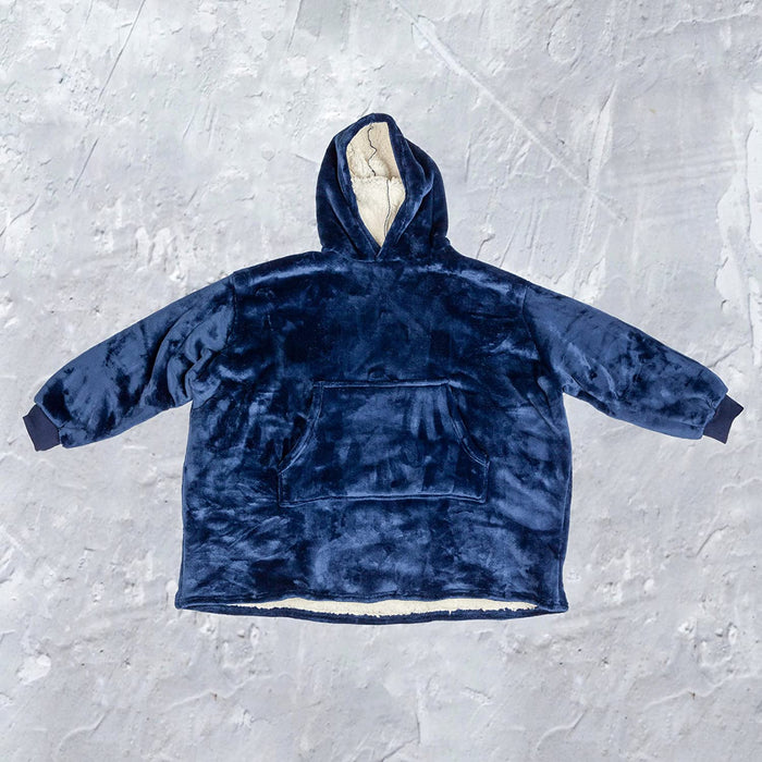 Dark Blue Hoodie Large Super Soft Snuggle Hoodie Dark Blue