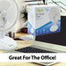 8” White Desk Fan Oscillating 2 Speed Table Top Cooling Device - iTech