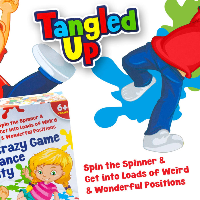 Tangled Up Jumbo Game Paint Splat Floor Mat Activity - Fun House