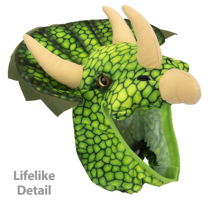 All in One Children's Dress Up Triceratops Dinosaur Costume Age 1-2