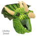 All in One Children's Dress Up Triceratops Dinosaur Costume Age 1-2