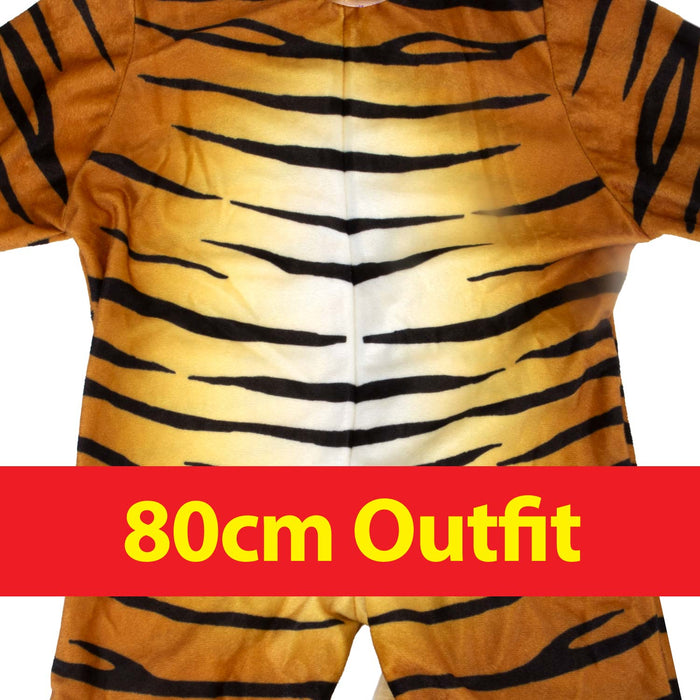 All in One Children’s Dress Up Wildlife Costume Age 1-2 Tiger