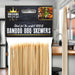 10" Bamboo BBQ Skewers - Bar-B-King (150 Pack)