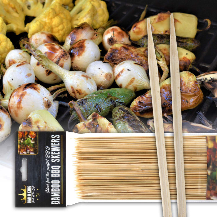 10" Bamboo BBQ Skewers - Bar-B-King (150 Pack)