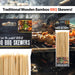 10" Bamboo BBQ Skewers - Bar-B-King (150 Pack)