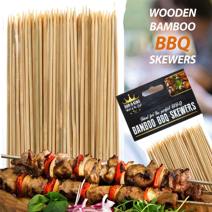 10" Bamboo BBQ Skewers - Bar-B-King (150 Pack)