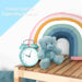 New Baby Bear Soft Toy - Baby Boy Blue Plush Toy - Blue 17. 5 cm