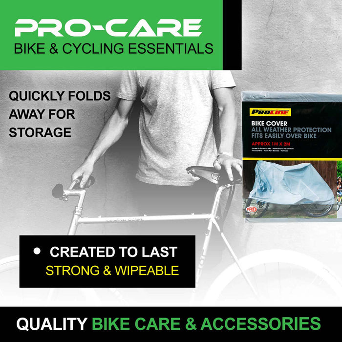 Grey Bicycle Protection Cover Outdoor Sheet 1m x 2m - ProLine