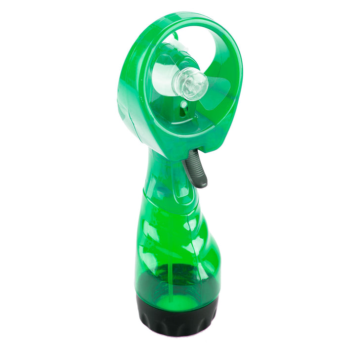 Green Cooling Mist Fan With Lanyard