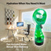 Green Cooling Mist Fan With Lanyard