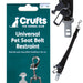 Crufts -Universal Pet Seat Belt Travel Restraint 3 Assorted Car