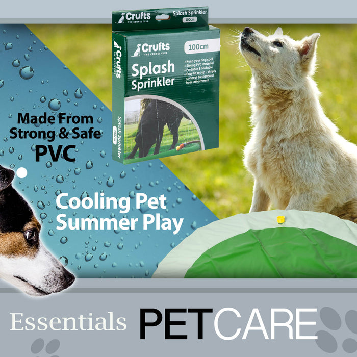 Crufts - Pet Splash Sprinkler Pad Outdoor Water Activity - The Kennel