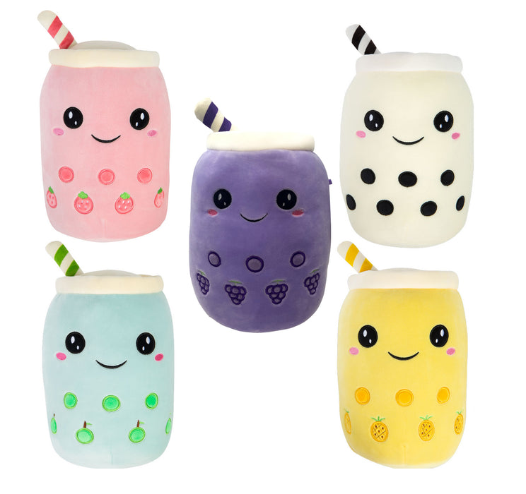 Boba Tea Soft Toy Flavoured Bubble Plush Pillow, Cute