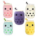 Boba Tea Soft Toy Flavoured Bubble Plush Pillow, Cute