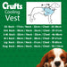 Crufts - Pet Cooling Vest Jacket (Medium - Large)