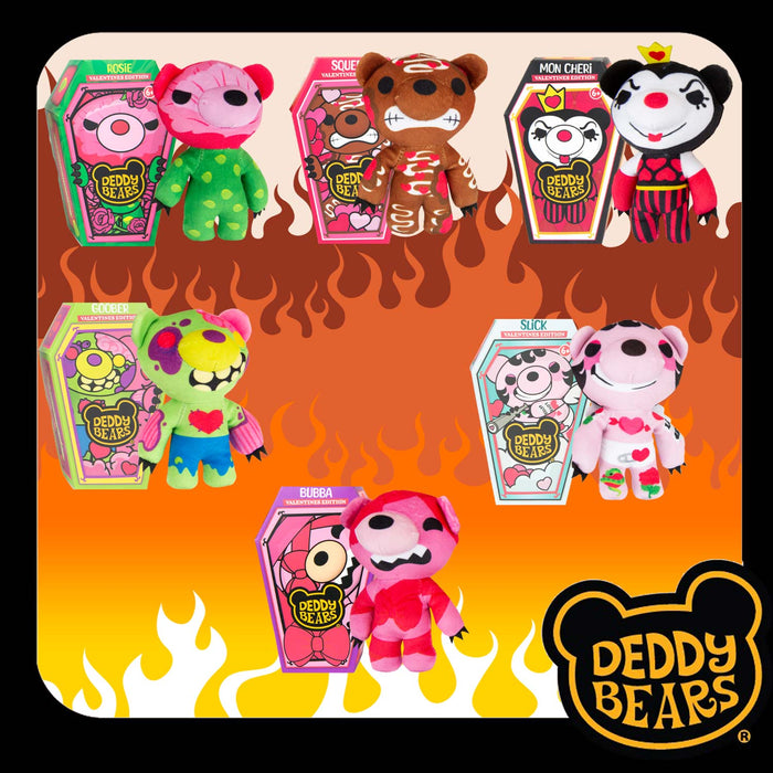 Deddy Bears - Valentines Slick Soft Toy 30cm x 12.8cm Multicolour X 1
