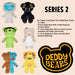 Deddy Bears - Frankenbear Soft Toy with Coffin Plush Plush 15cm Frankenbear