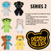 Deddy Bears - Two-Fur Soft Toy in Body Bag Plush Certificate 30cm Two-Fur