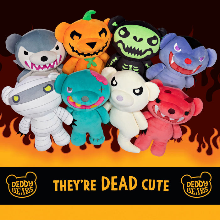 Deddy Bears Bones Soft Toy 30cm Body Bag, Certifcate, Plush Halloween Bones