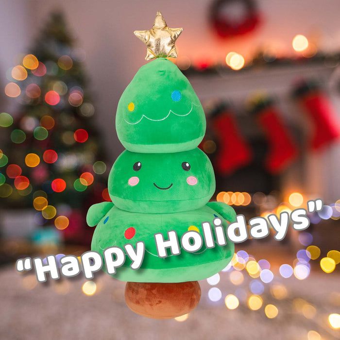 Large Christmas Tree Soft Toy Plush Gift Idea 70cm x 26cm Green X 1