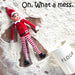 Elves Behavin’ Badly - Christmas Naughty Elf Elvie Red 30cm 12 Inch