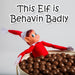 Elves Behavin’ Badly - Christmas Naughty Elf Elvie Red 30cm (12 Inch)