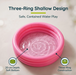 Children's pink Paddling Pool 86 x 20cm