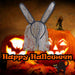 Halloween Headband Black Lace Bunny Ears | Party Decoration | Black