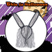 Halloween Headband Black Lace Bunny Ears | Party Decoration | Black